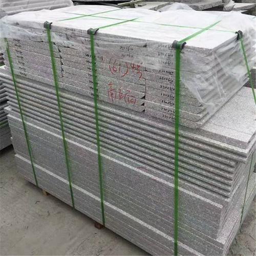 定制白色菠萝面花岗岩芝麻白火烧板高品质工艺块石麻石厂家直供